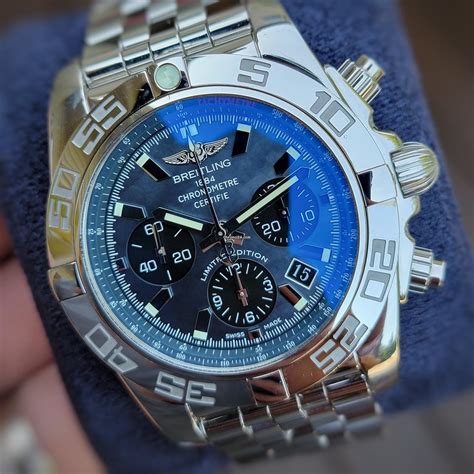 breitling chronomat b01 limited edition blue|breitling chronomat b01 for sale.